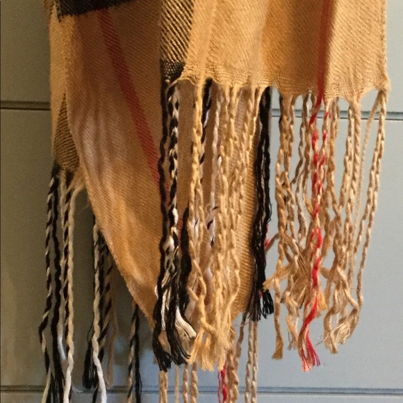 Burberry check print scarf 84”x24” - Picture 4 of 4